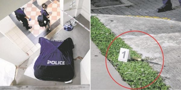 Man who allegedly slashed another man in Woodlands found dead at foot of block